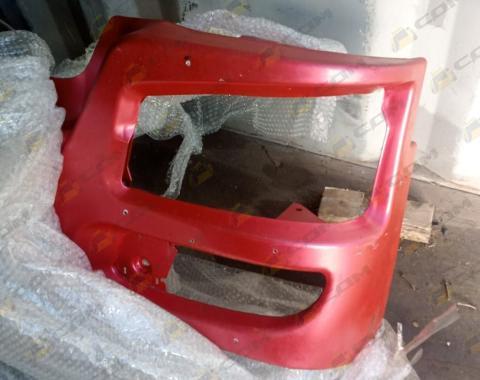 Бампер металлический красный HOWO WG1642242101